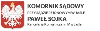 Komornik Sądowy przy Sądzie Rejonowym w Jaśle Paweł Sojka